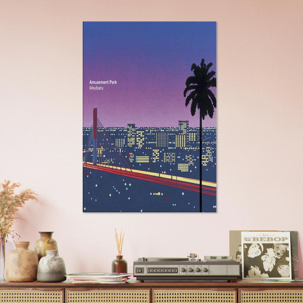 Ikkubaru Amusement City Canvas | Hiroshi Nagai Canvas | Hiroshi Nagai Prints
