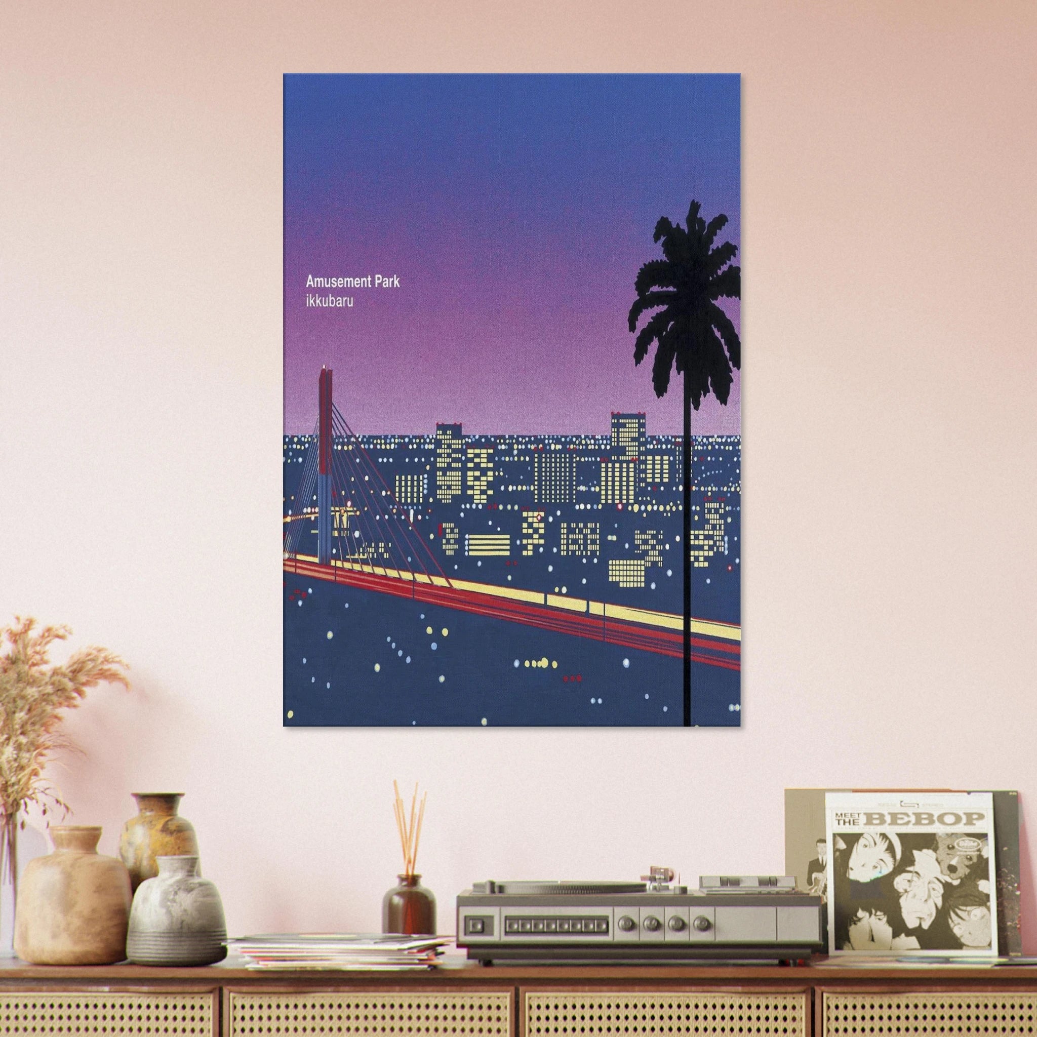 Ikkubaru Amusement City Canvas | Hiroshi Nagai Canvas | Hiroshi Nagai Prints
