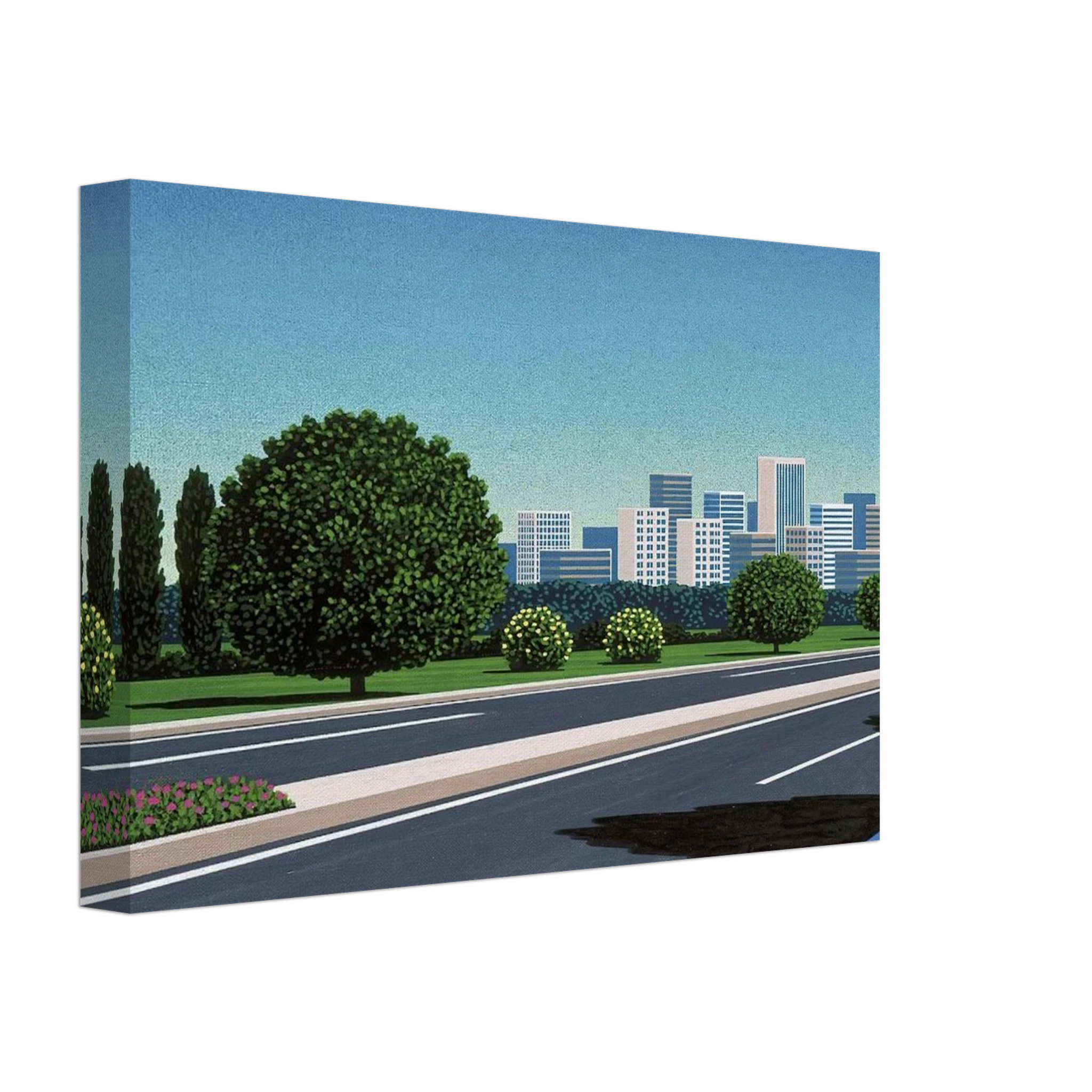 City Highway Canvas | Hiroshi Nagai Canvas | Hiroshi Nagai Prints