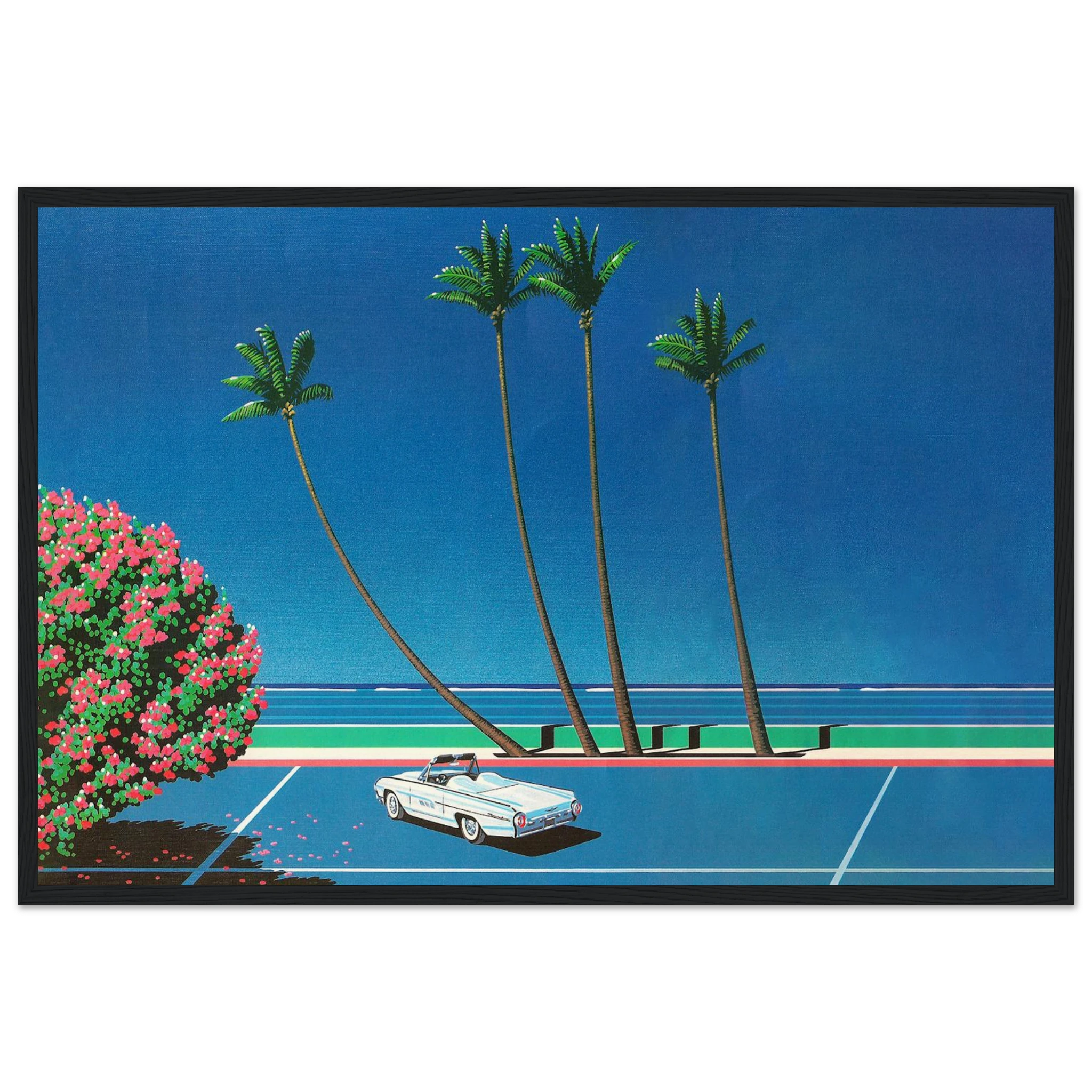 Chillside Framed Poster | Hiroshi Nagai Framed Prints Wall Art | Hiroshi Nagai Prints