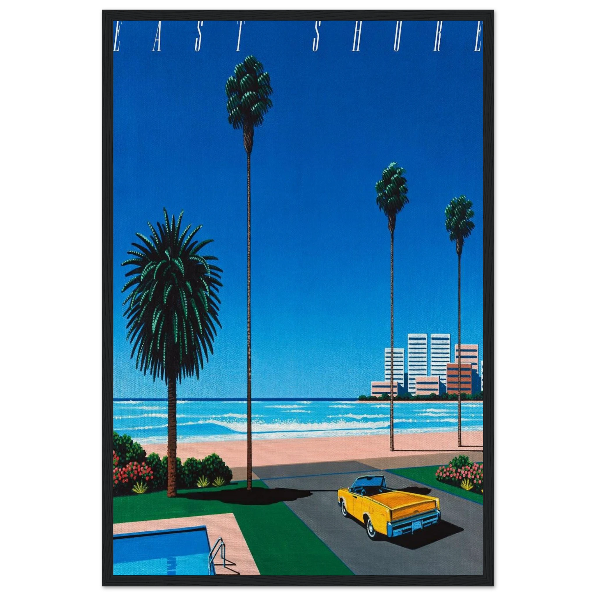 Bronze - East Shore Framed Poster | Hiroshi Nagai Framed Prints Wall Art | Hiroshi Nagai Prints