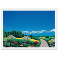 Elv Alps Framed Poster | Hiroshi Nagai Framed Prints Wall Art | Hiroshi Nagai Prints