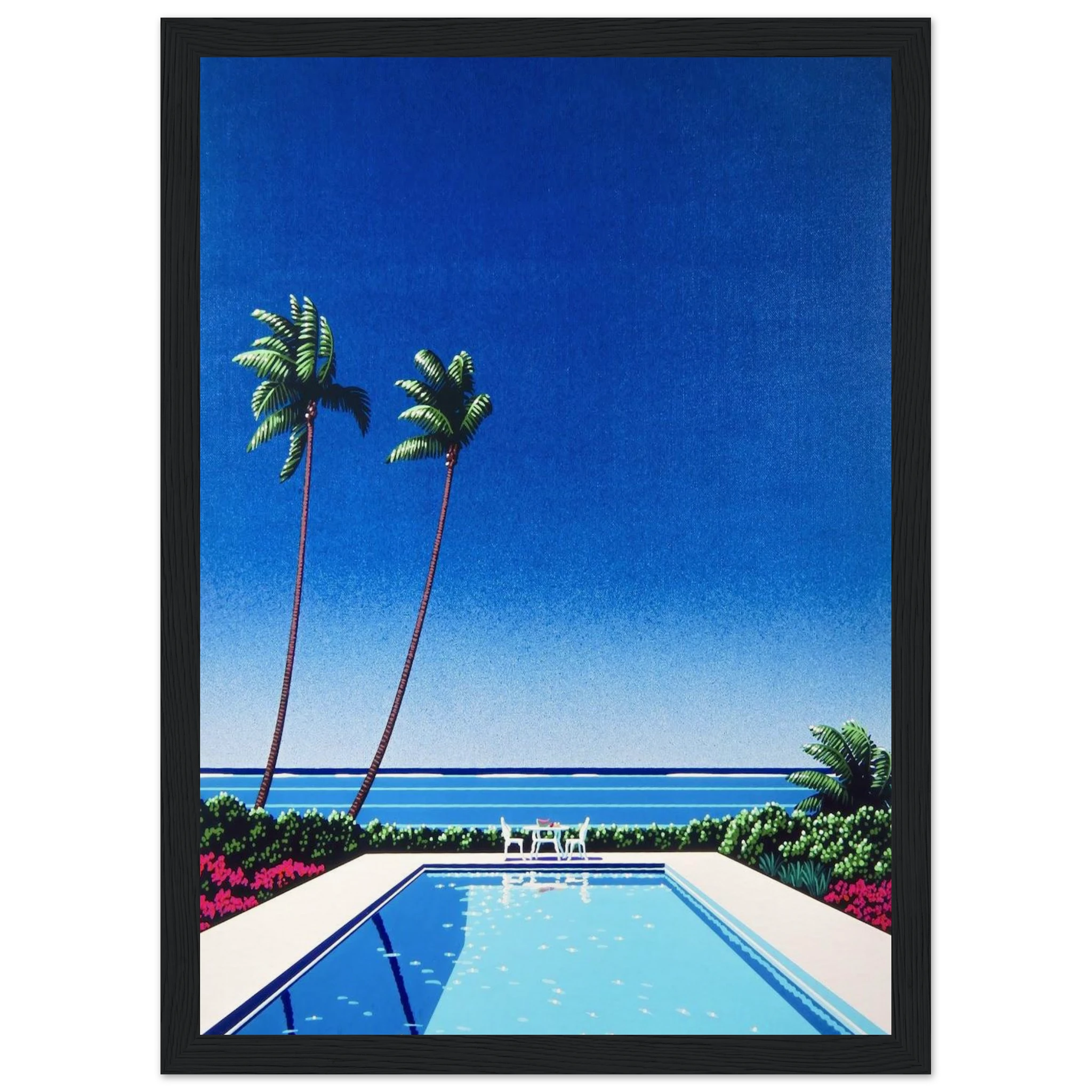 Watermelon Pool Framed Poster | Hiroshi Nagai Framed Prints Wall Art | Hiroshi Nagai Prints