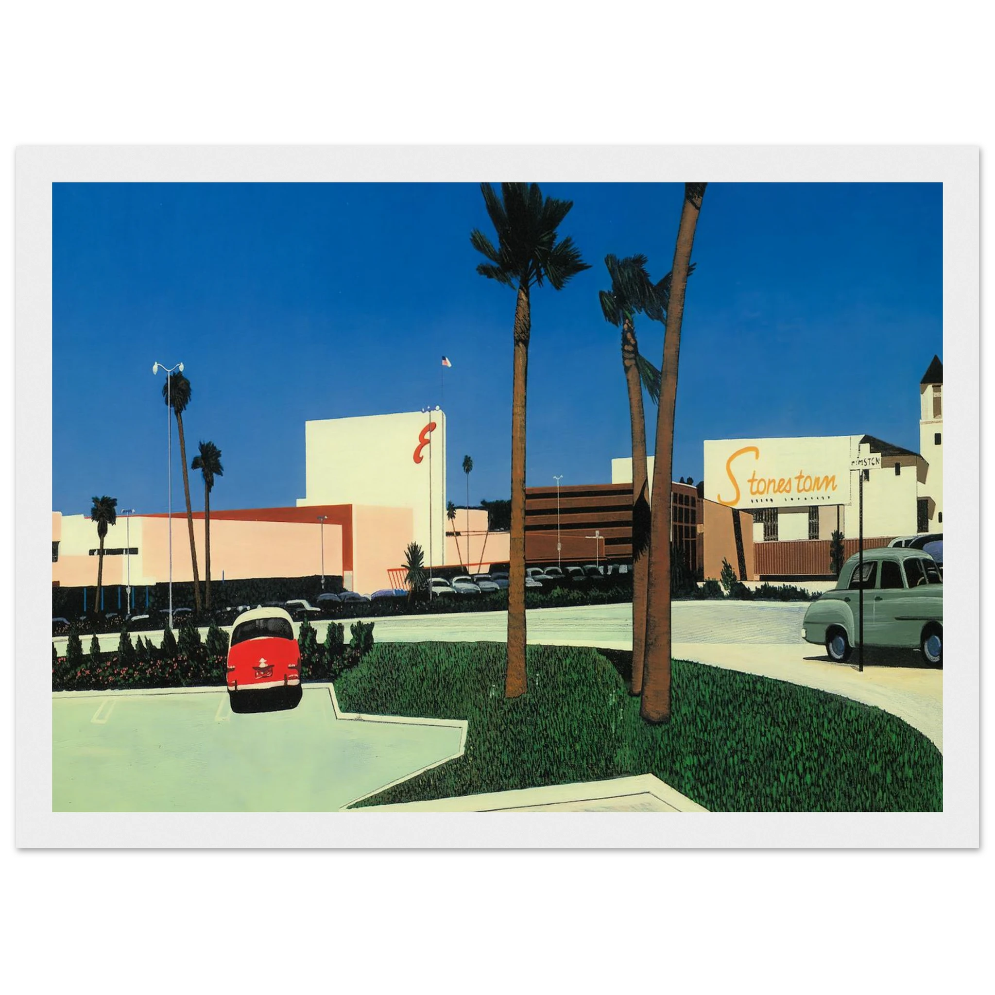 In the beginning Stonestown Framed Poster | Hiroshi Nagai Framed Prints Wall Art | Hiroshi Nagai Prints