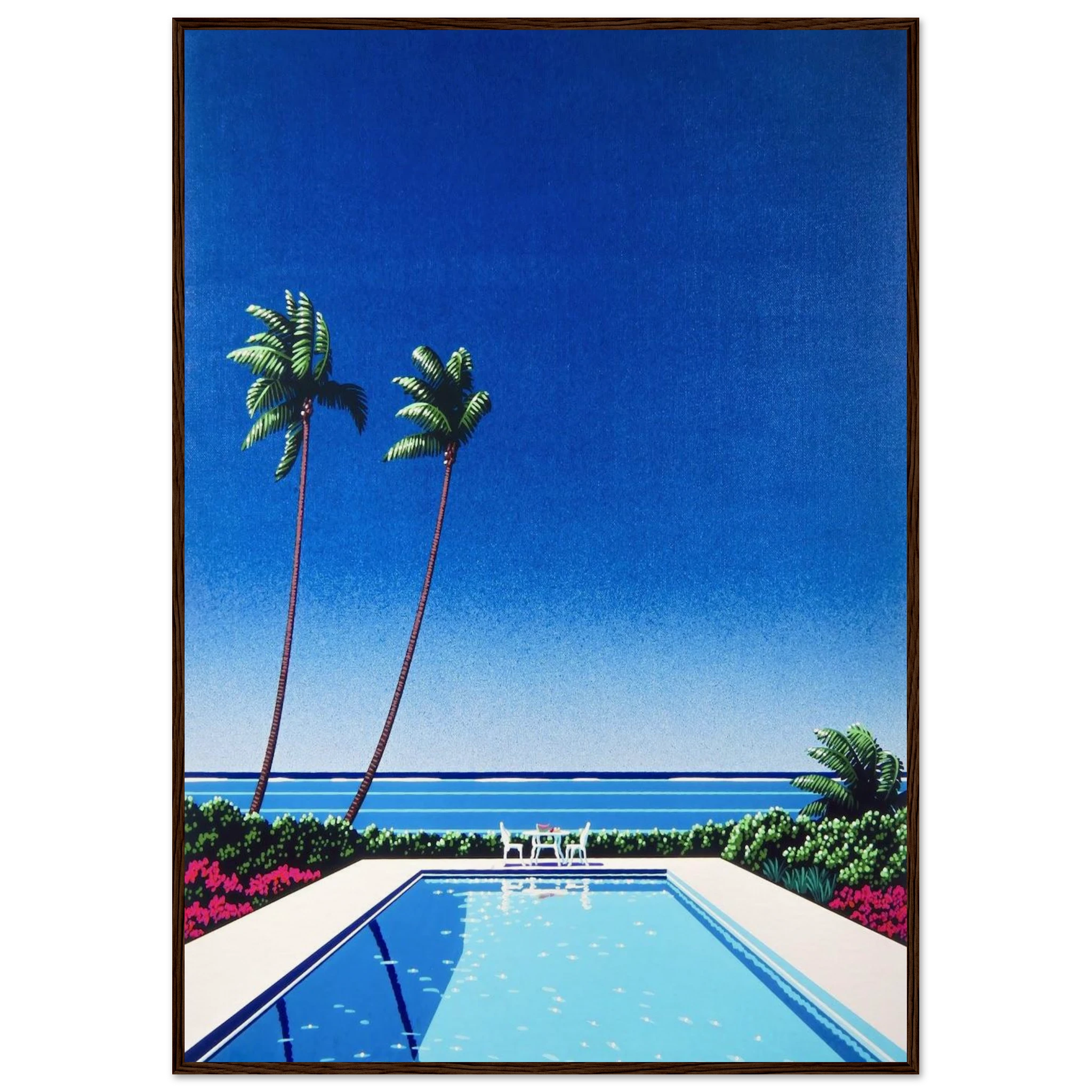 Watermelon Pool Framed Poster | Hiroshi Nagai Framed Prints Wall Art | Hiroshi Nagai Prints