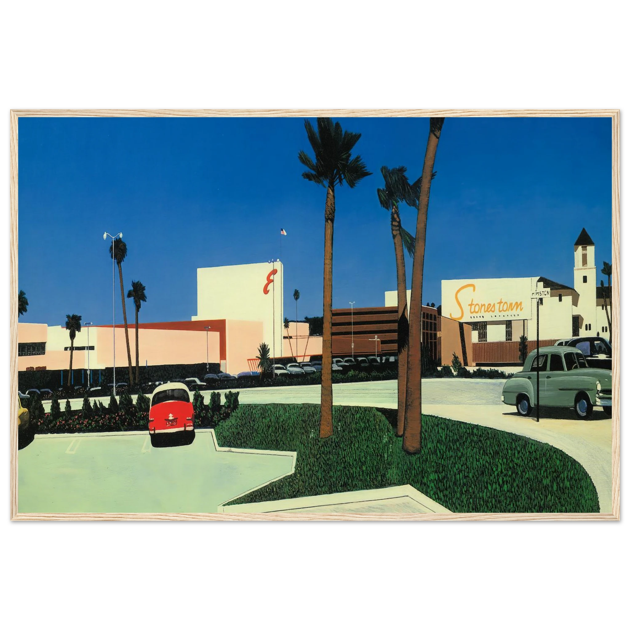 In the beginning Stonestown Framed Poster | Hiroshi Nagai Framed Prints Wall Art | Hiroshi Nagai Prints