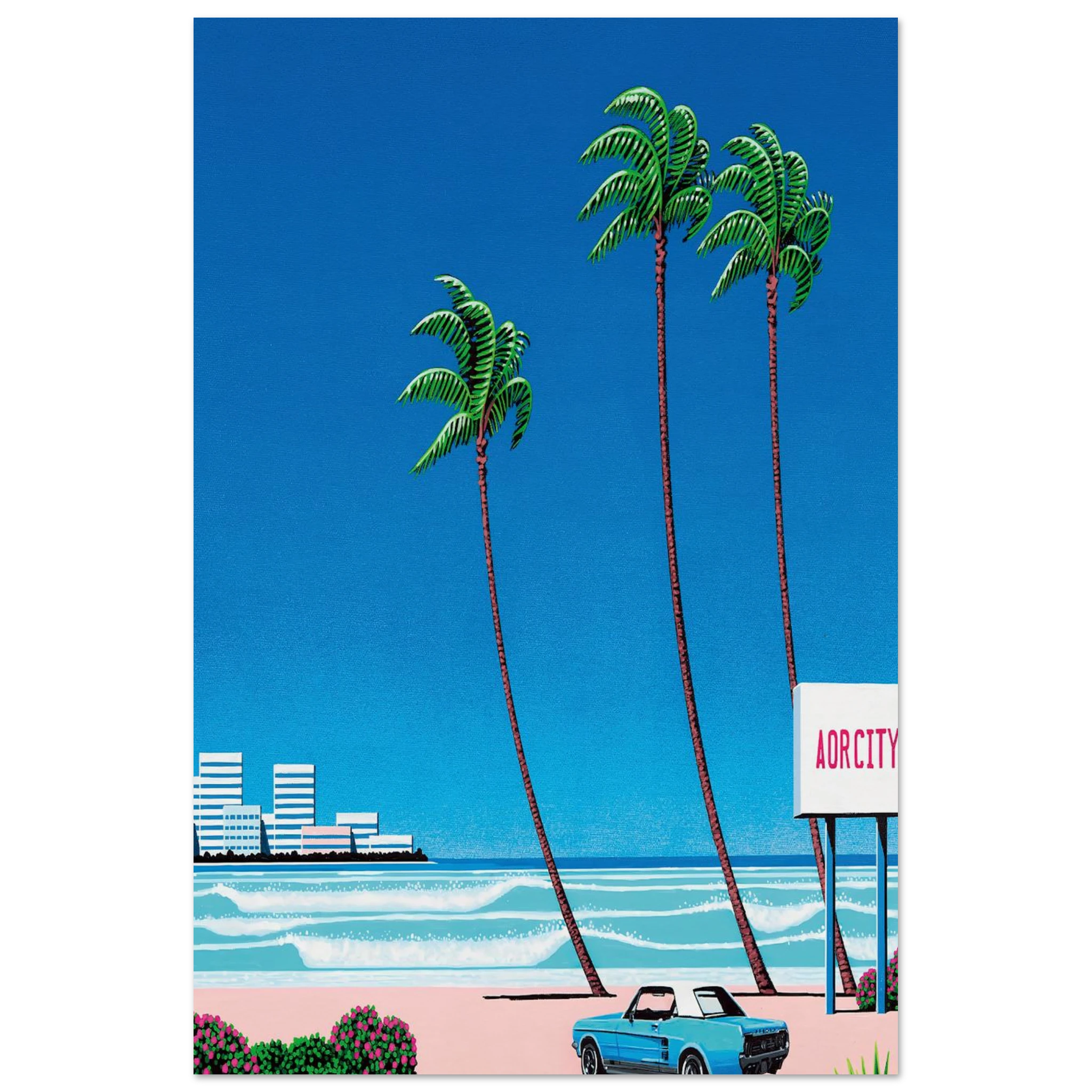 Light Mellow Sealine Poster | Hiroshi Nagai Poster | Hiroshi Nagai Prints
