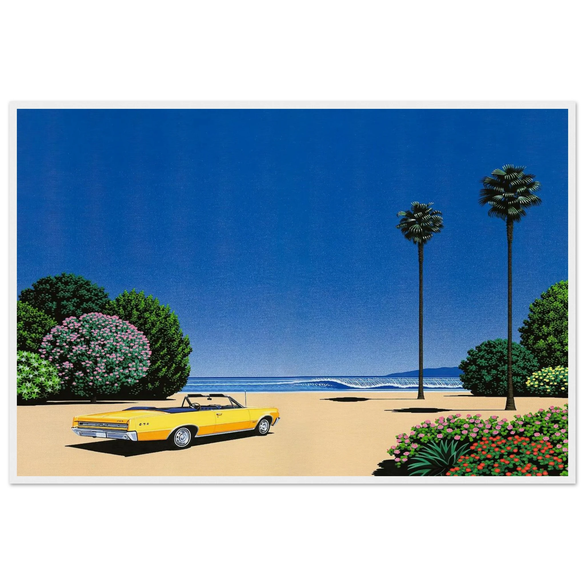 Sweet Breeze Alt Coastline at Lover’s Point Framed Poster | Hiroshi Nagai Framed Prints Wall Art | Hiroshi Nagai Prints