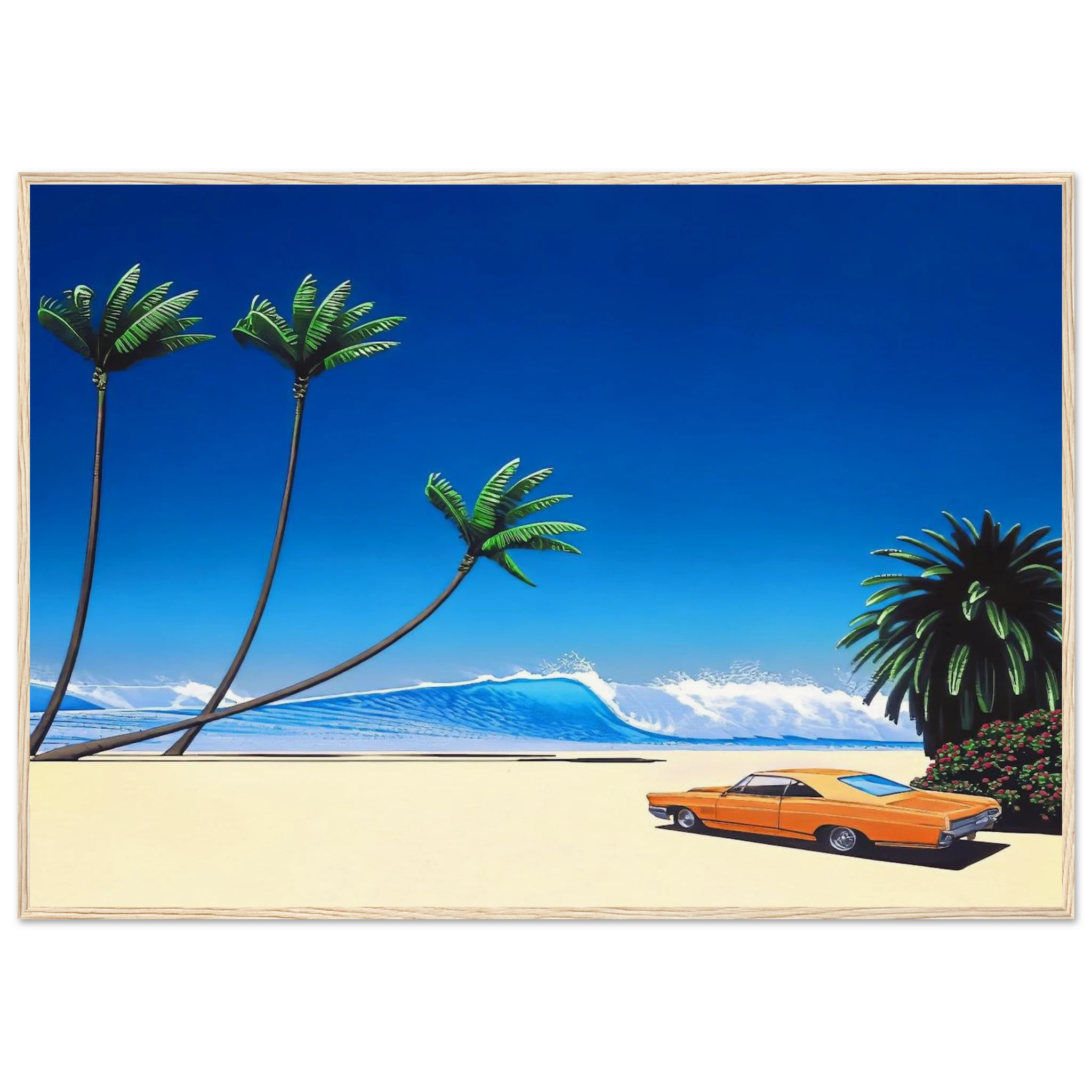 Impender Beach Framed Poster | Hiroshi Nagai Framed Prints Wall Art | Hiroshi Nagai Prints