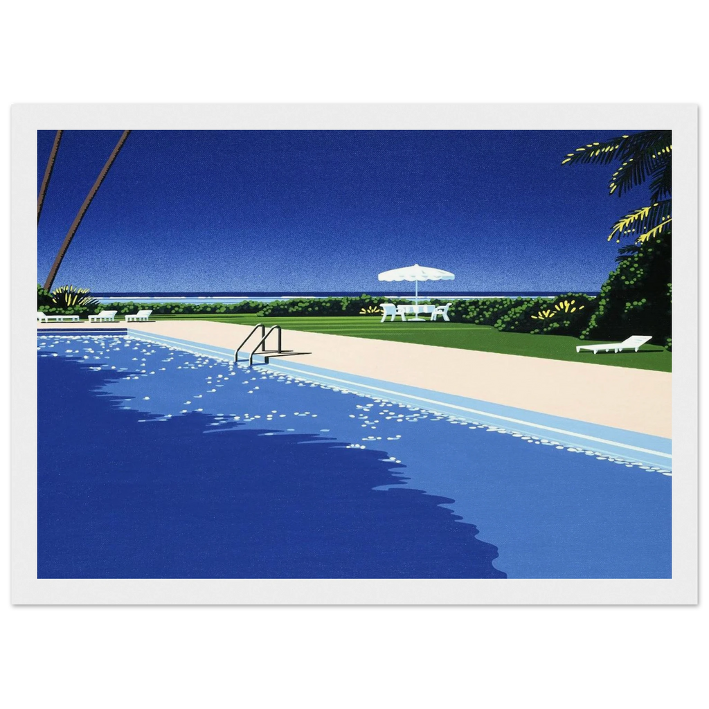 Deck Framed Poster | Hiroshi Nagai Framed Prints Wall Art | Hiroshi Nagai Prints