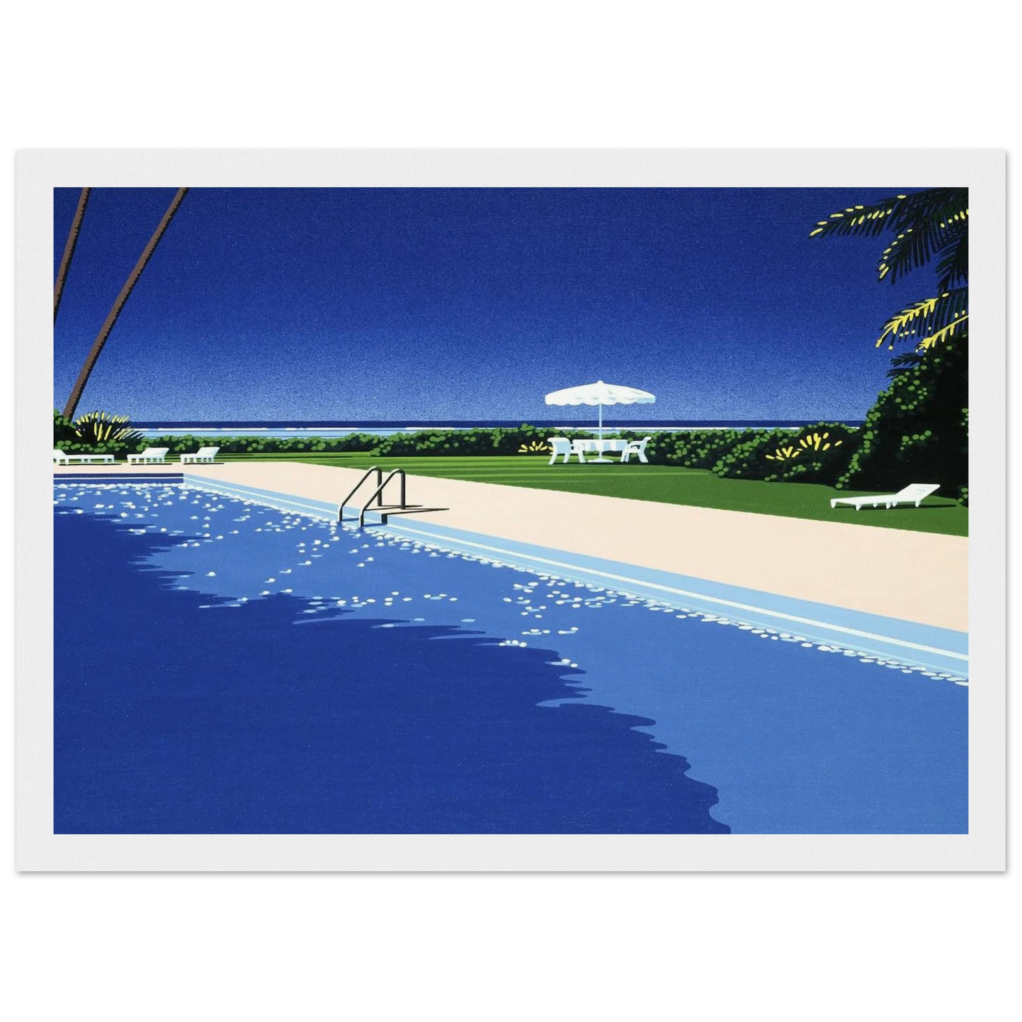 Deck Framed Poster | Hiroshi Nagai Framed Prints Wall Art | Hiroshi Nagai Prints