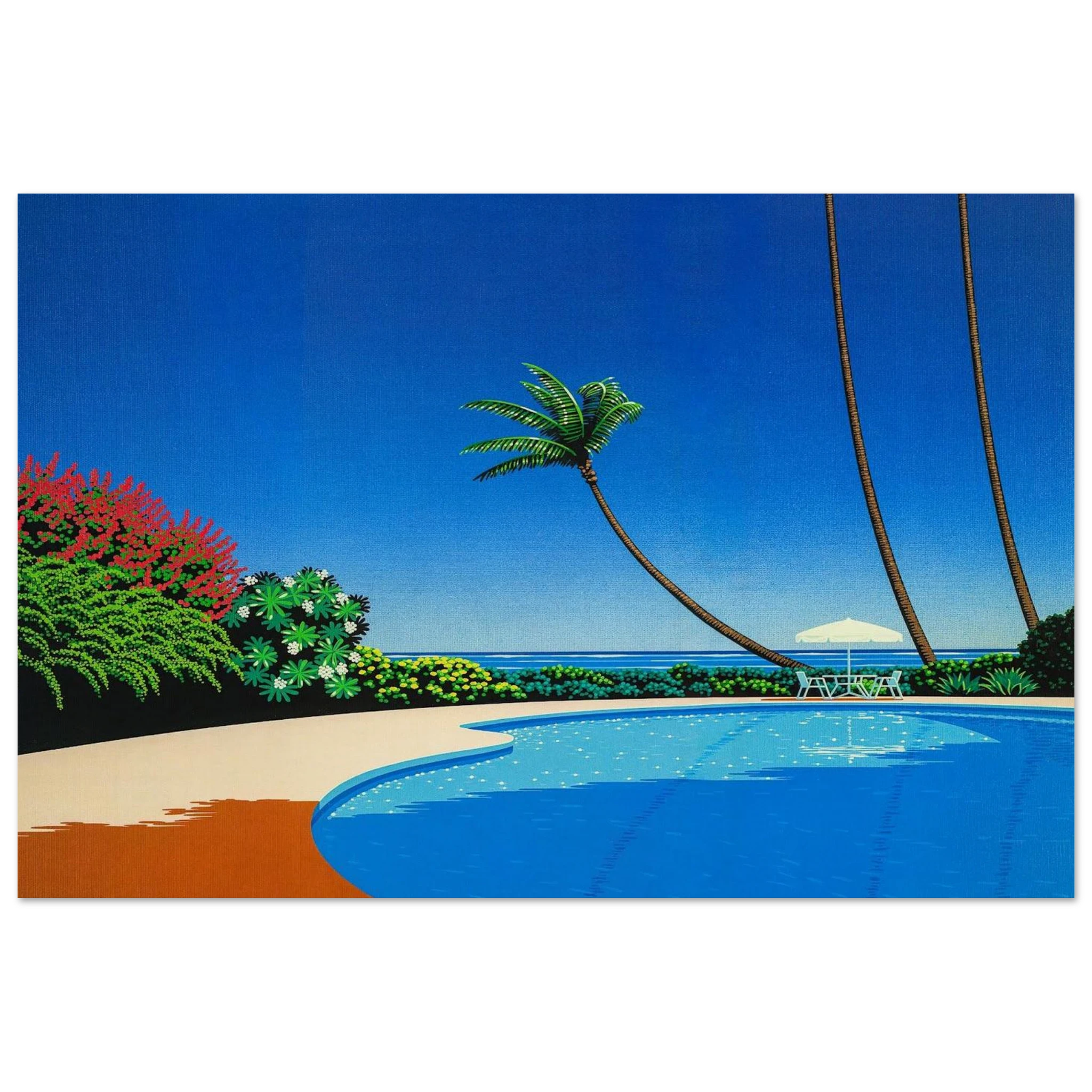 Shade of Palm Grove II Poster | Hiroshi Nagai Poster | Hiroshi Nagai Prints