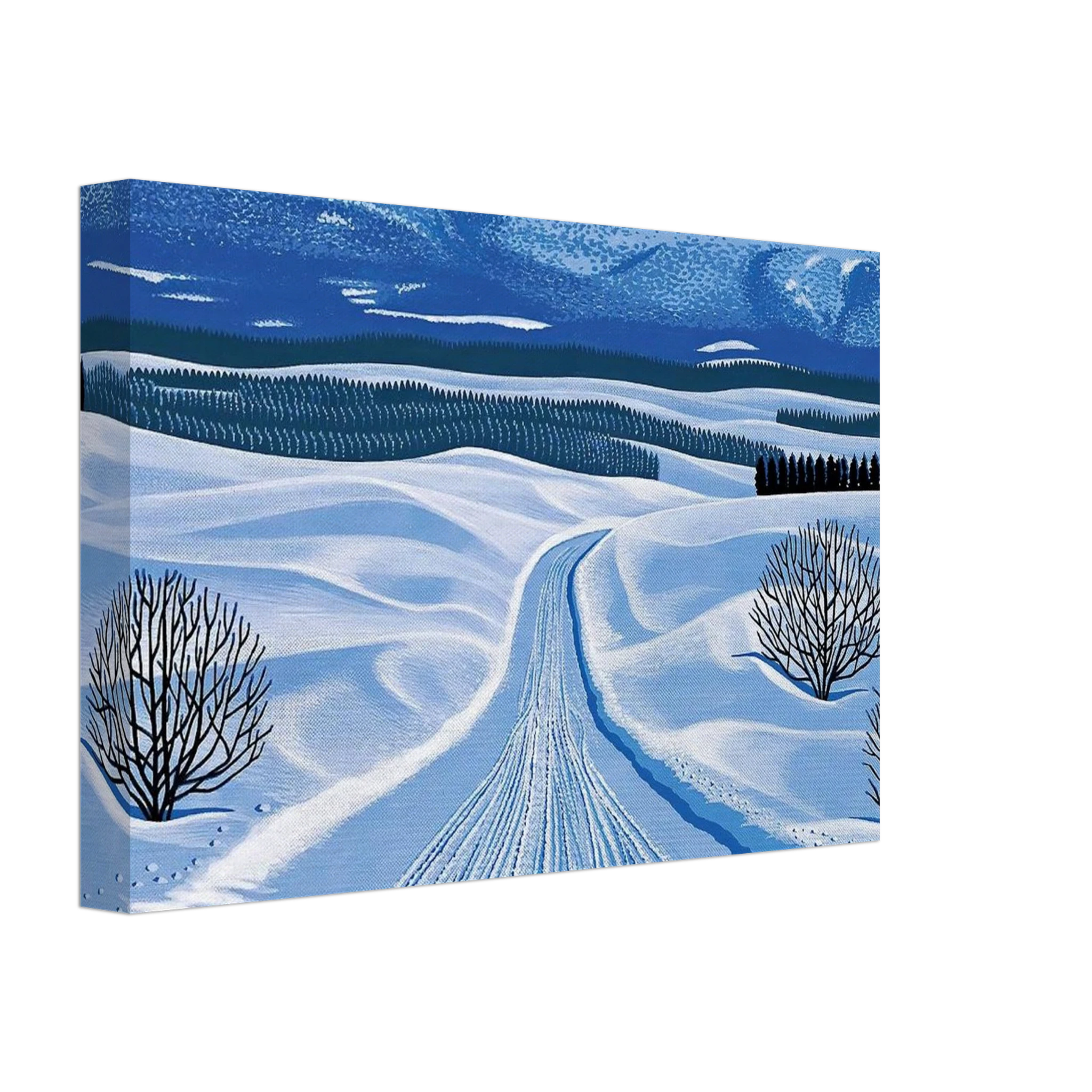 Winter Roads Canvas | Hiroshi Nagai Canvas | Hiroshi Nagai Prints