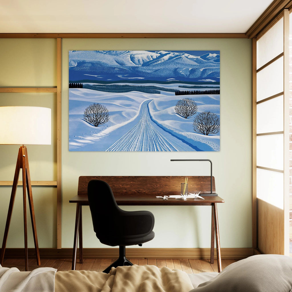 Winter Roads Poster | Hiroshi Nagai Poster | Hiroshi Nagai Prints