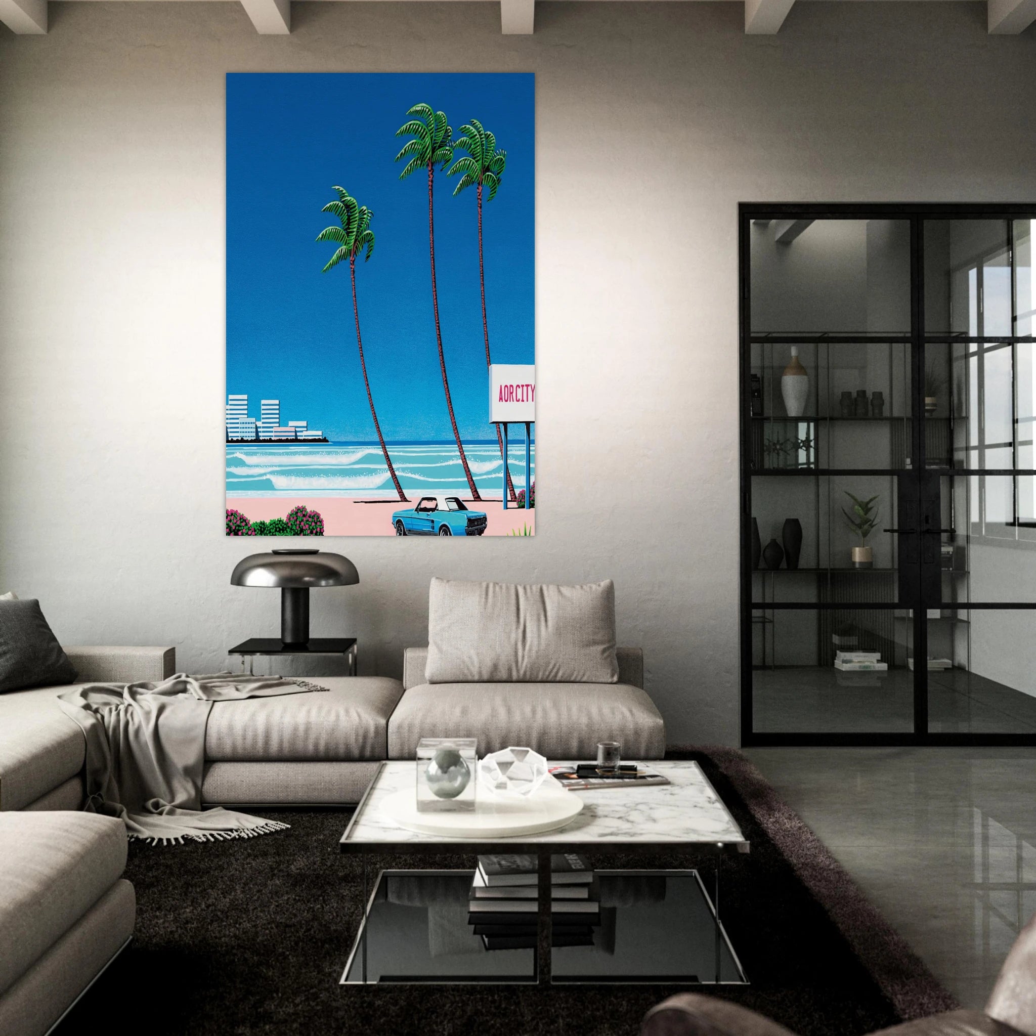 Light Mellow Sealine Poster | Hiroshi Nagai Poster | Hiroshi Nagai Prints