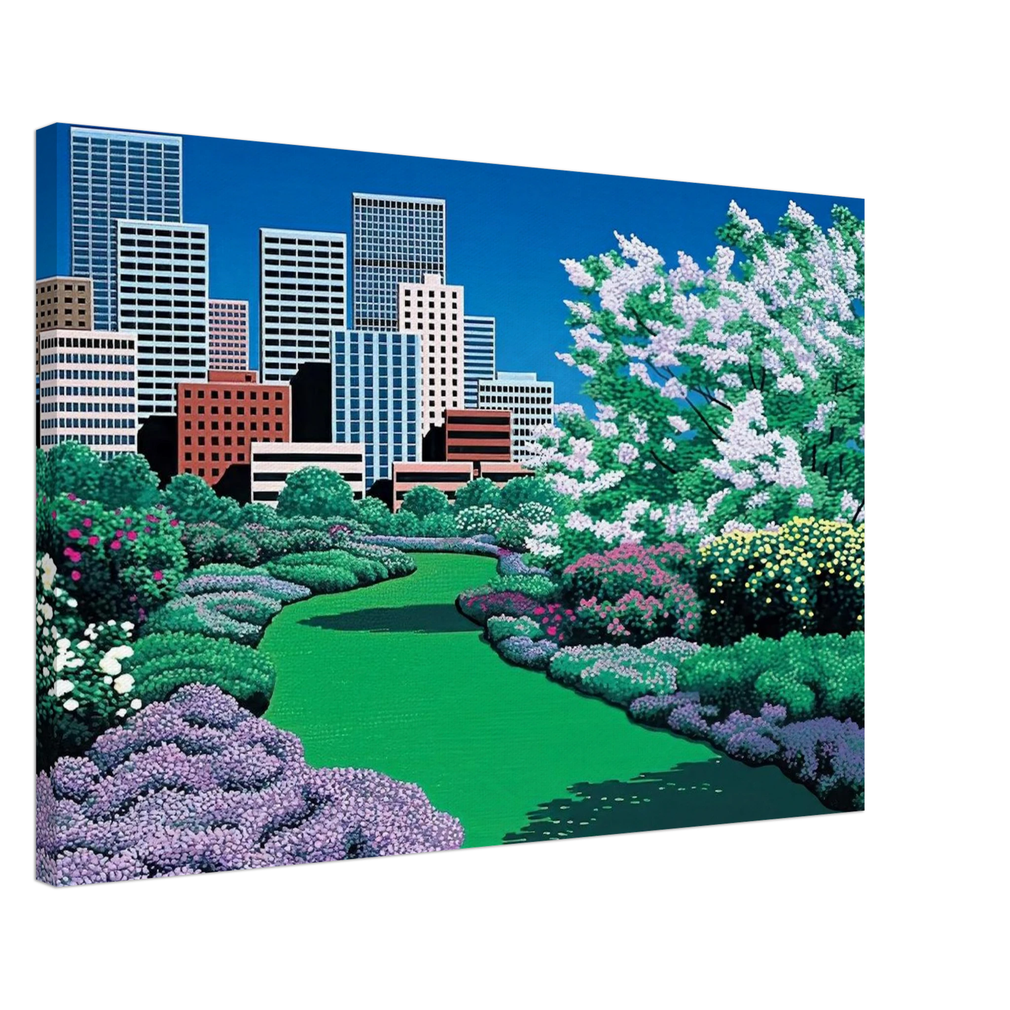 City Garden Canvas | Hiroshi Nagai Canvas | Hiroshi Nagai Prints