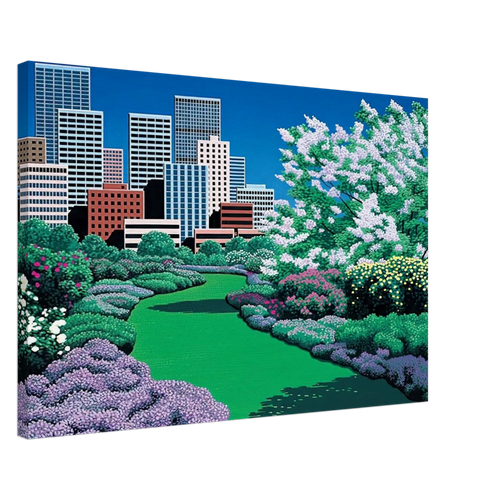 City Garden Canvas | Hiroshi Nagai Canvas | Hiroshi Nagai Prints