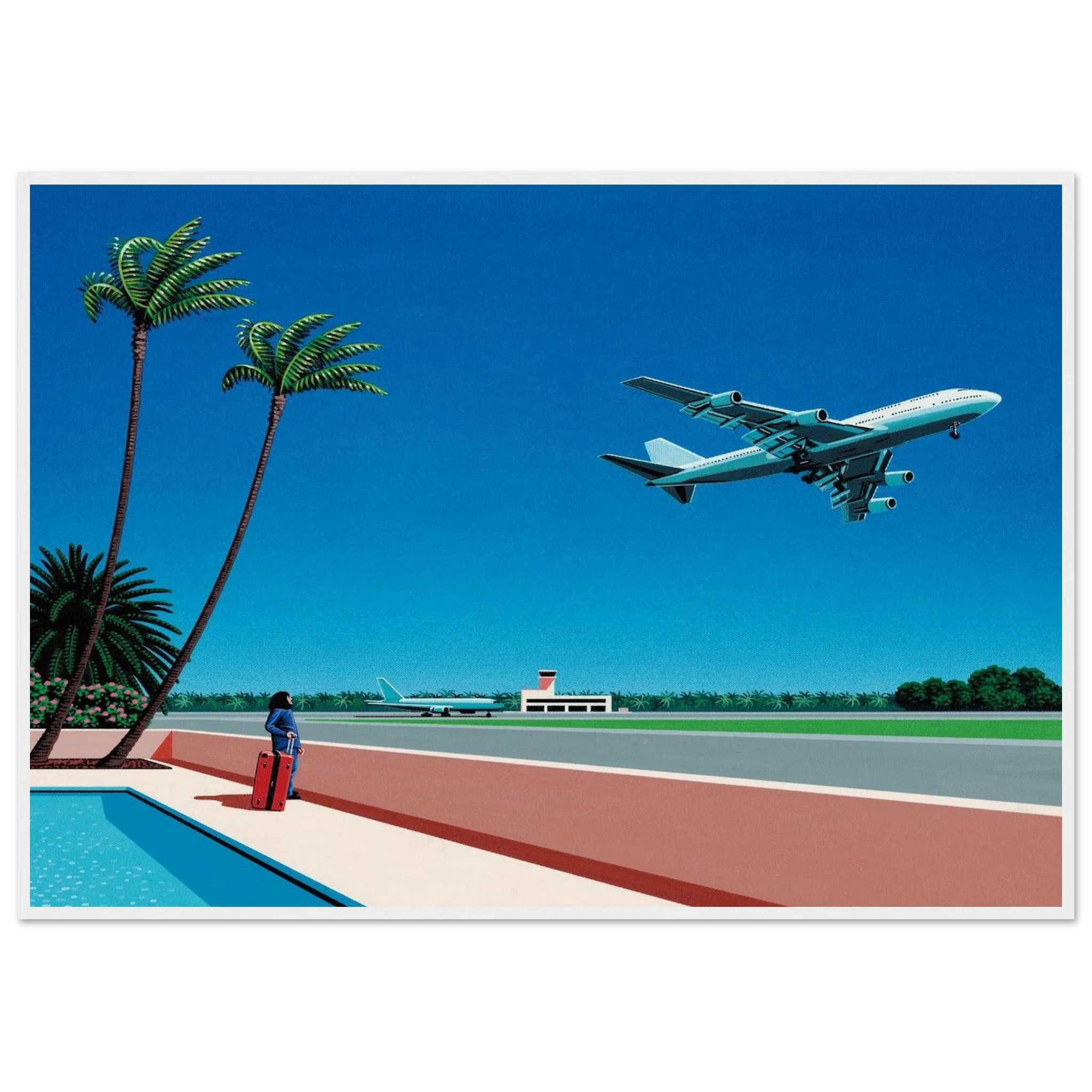 Finest B-R-E-E-Z-E Takeoff Framed Poster | Hiroshi Nagai Framed Prints Wall Art | Hiroshi Nagai Prints