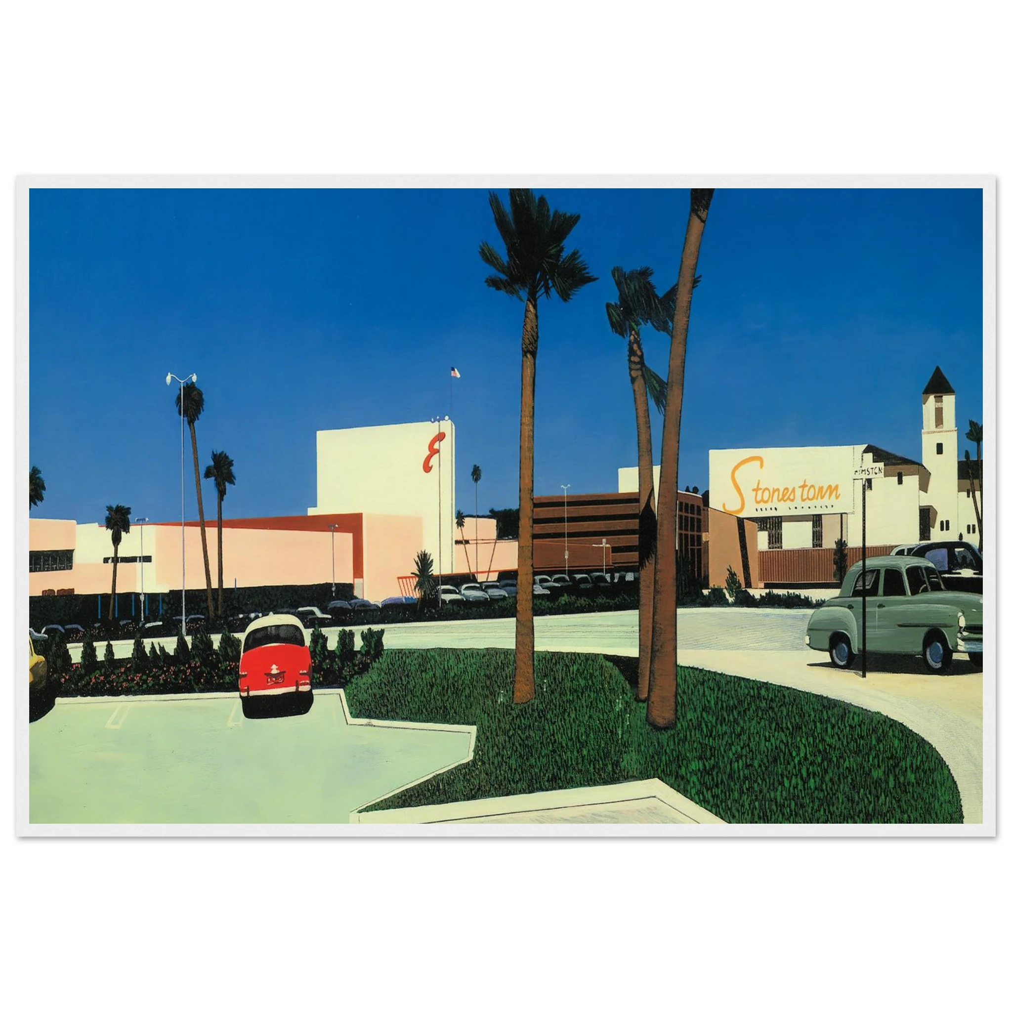 In the beginning Stonestown Framed Poster | Hiroshi Nagai Framed Prints Wall Art | Hiroshi Nagai Prints