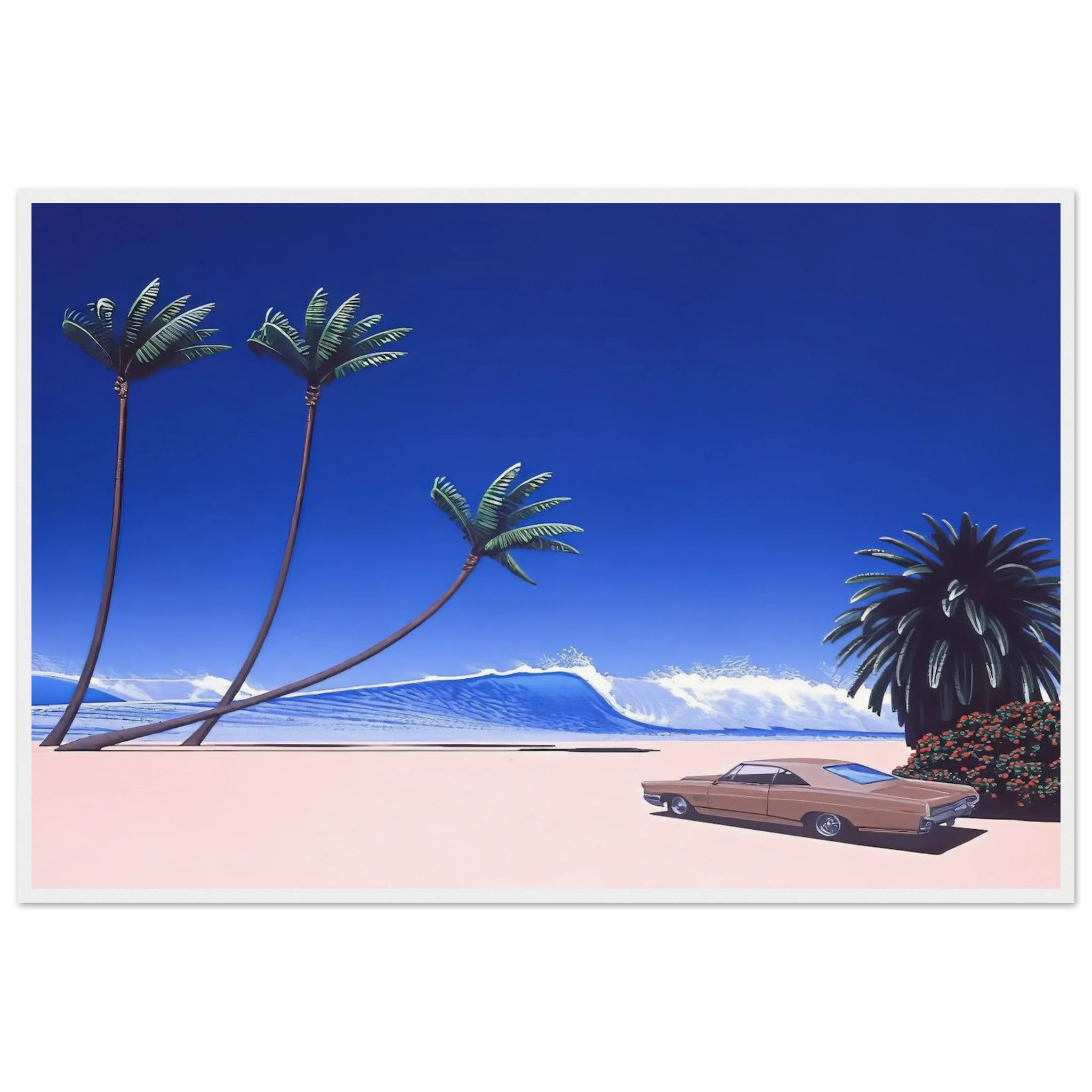 Impender Beach Framed Poster | Hiroshi Nagai Framed Prints Wall Art | Hiroshi Nagai Prints
