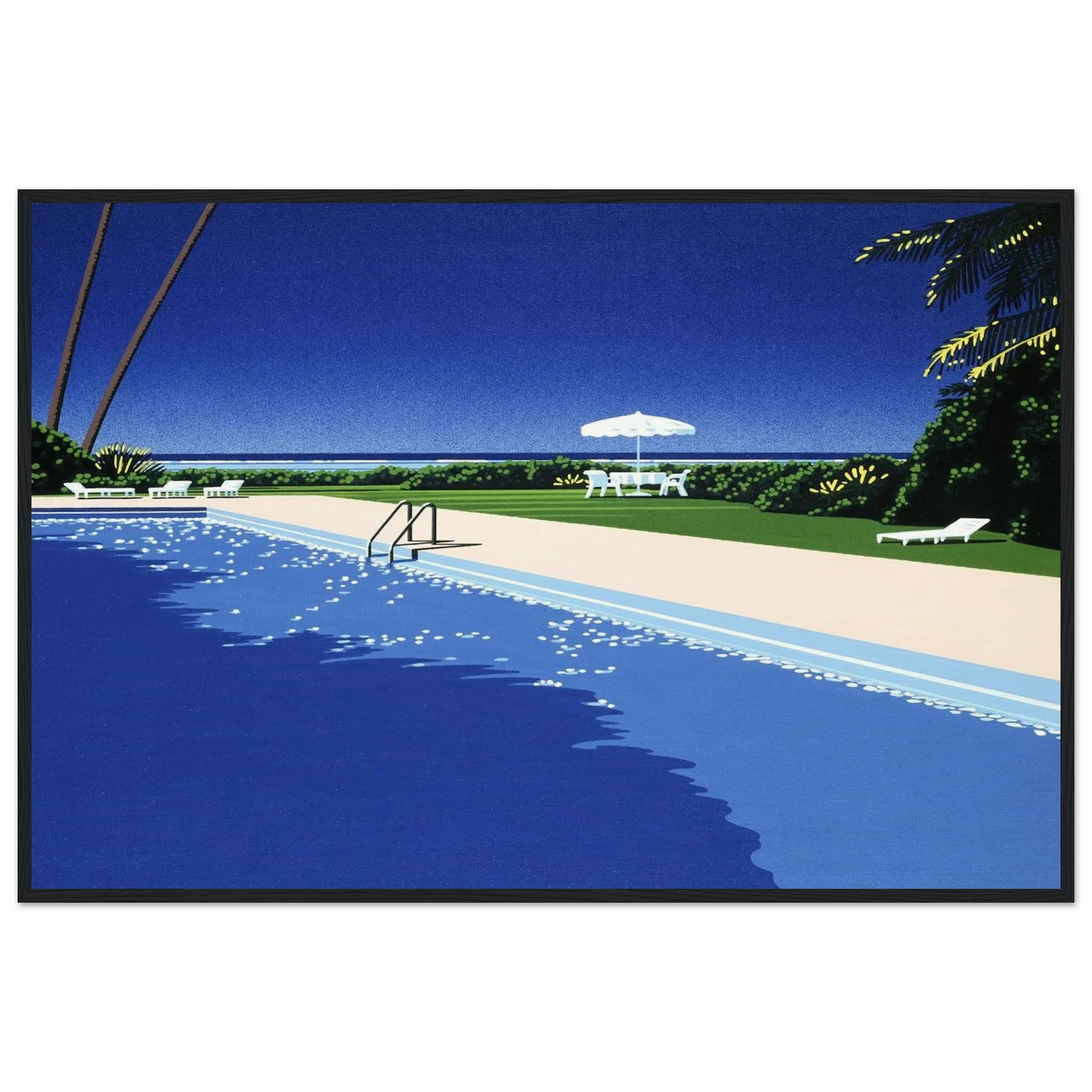 Deck Framed Poster | Hiroshi Nagai Framed Prints Wall Art | Hiroshi Nagai Prints