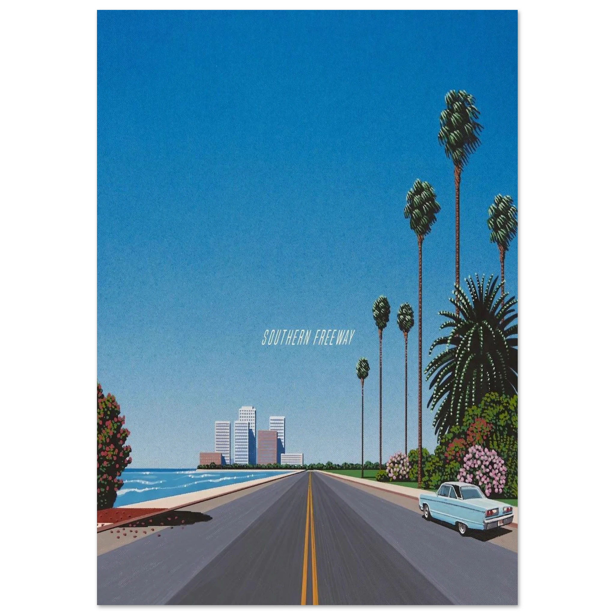 Southern Freeway Pictured Resort Poster | Hiroshi Nagai Poster | Hiroshi Nagai Prints