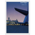 Taxiway Framed Poster | Hiroshi Nagai Framed Prints Wall Art | Hiroshi Nagai Prints