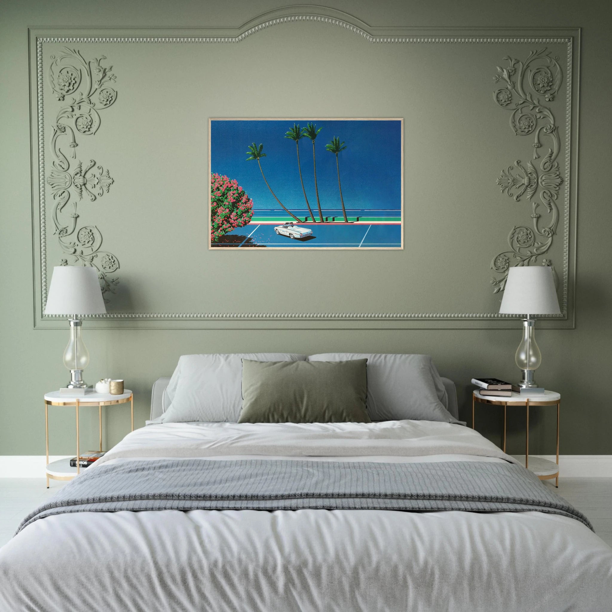 Chillside Framed Poster | Hiroshi Nagai Framed Prints Wall Art | Hiroshi Nagai Prints