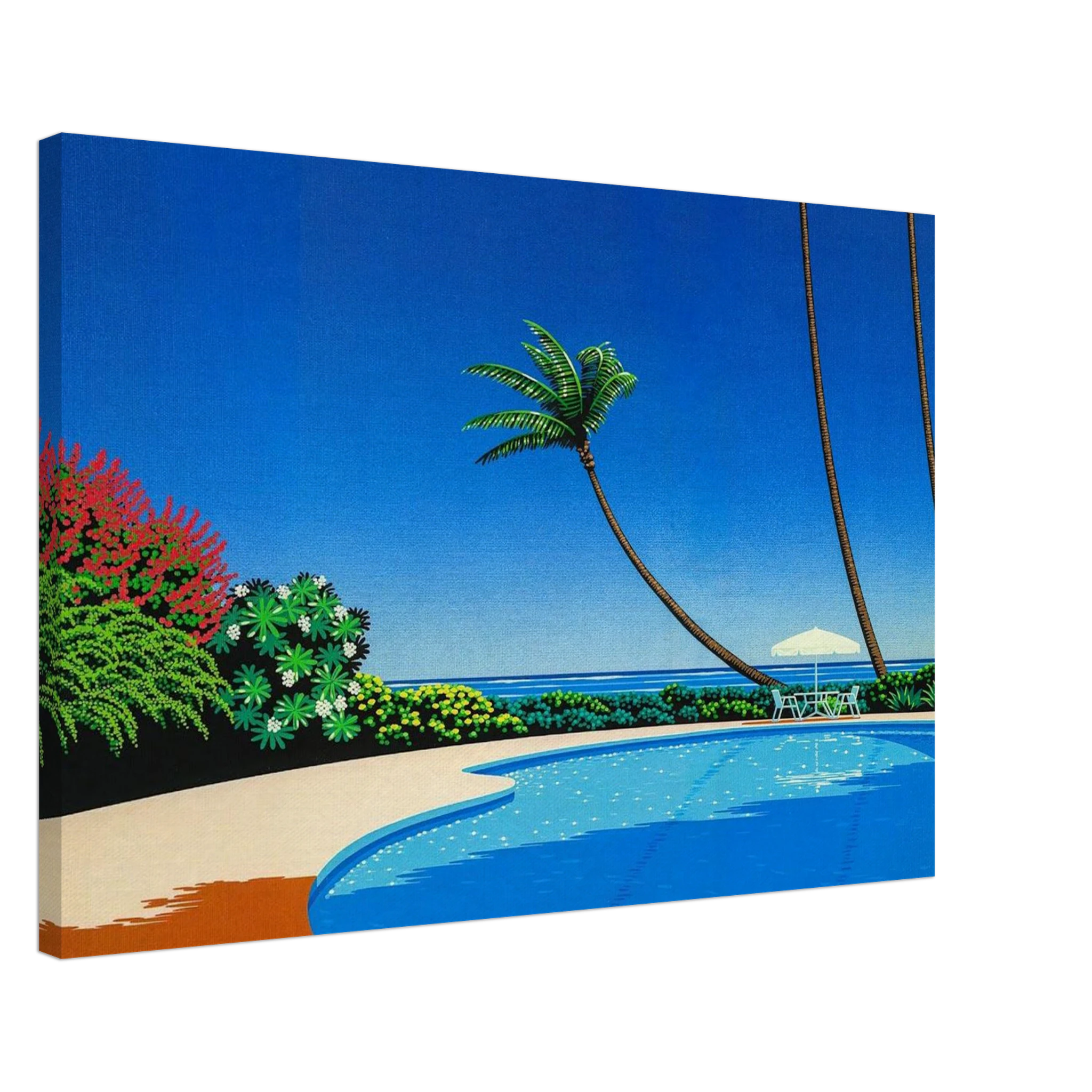 Shade of Palm Grove II Canvas | Hiroshi Nagai Canvas | Hiroshi Nagai Prints