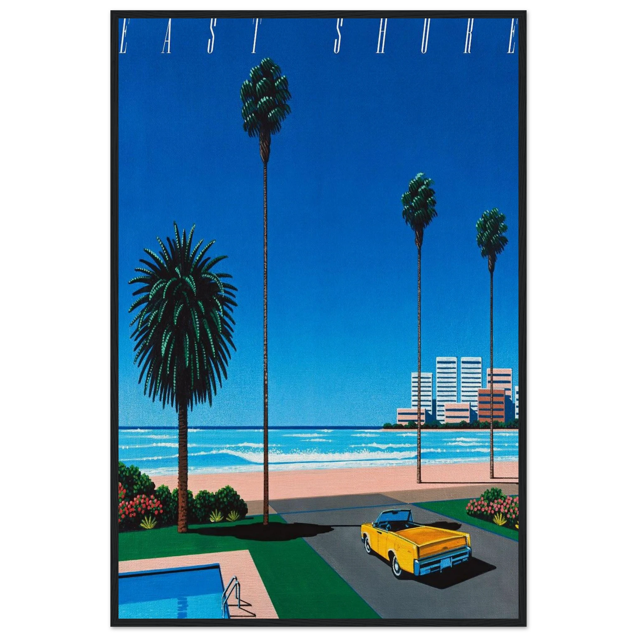 Bronze - East Shore Framed Poster | Hiroshi Nagai Framed Prints Wall Art | Hiroshi Nagai Prints