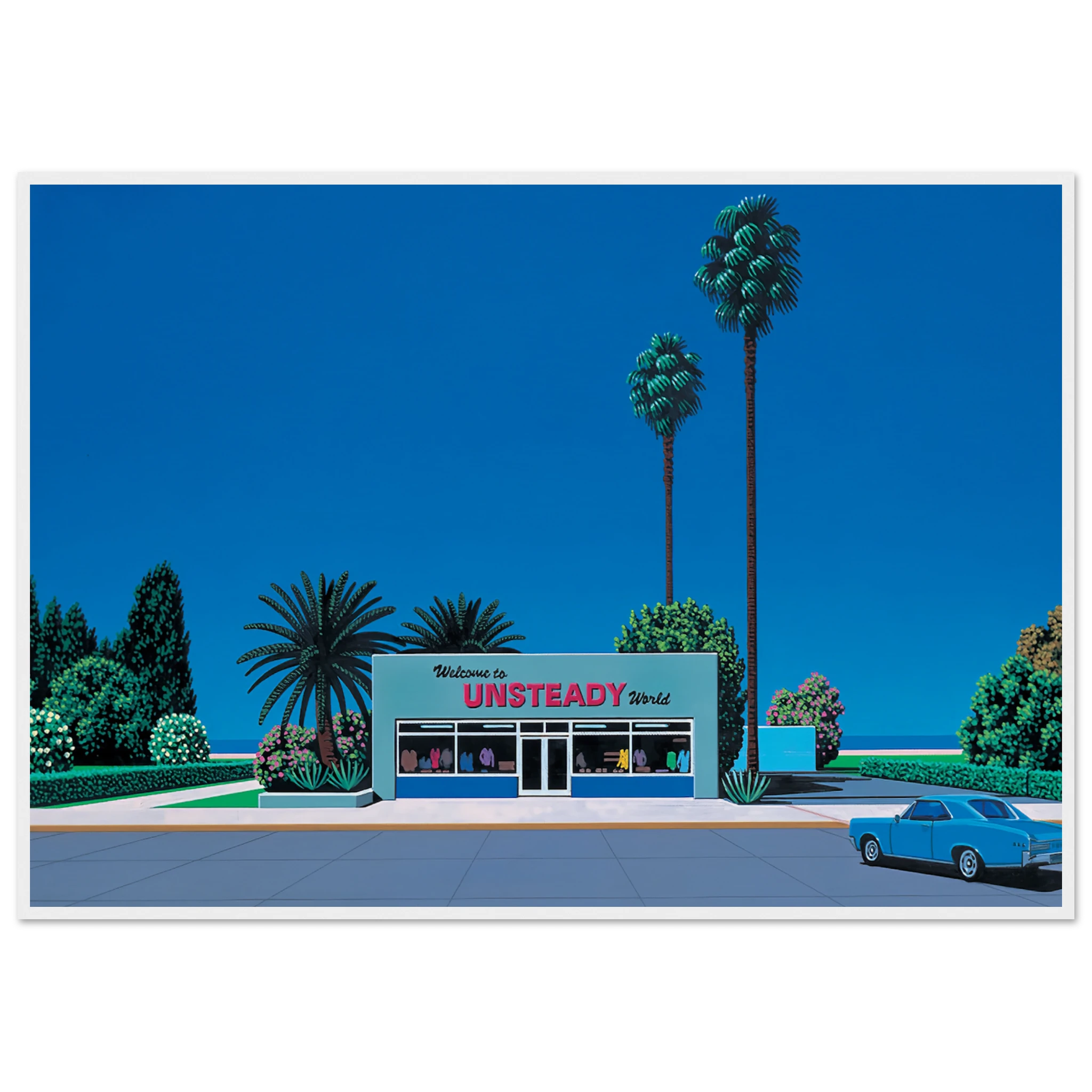Unsteady World Framed Poster | Hiroshi Nagai Framed Prints Wall Art | Hiroshi Nagai Prints