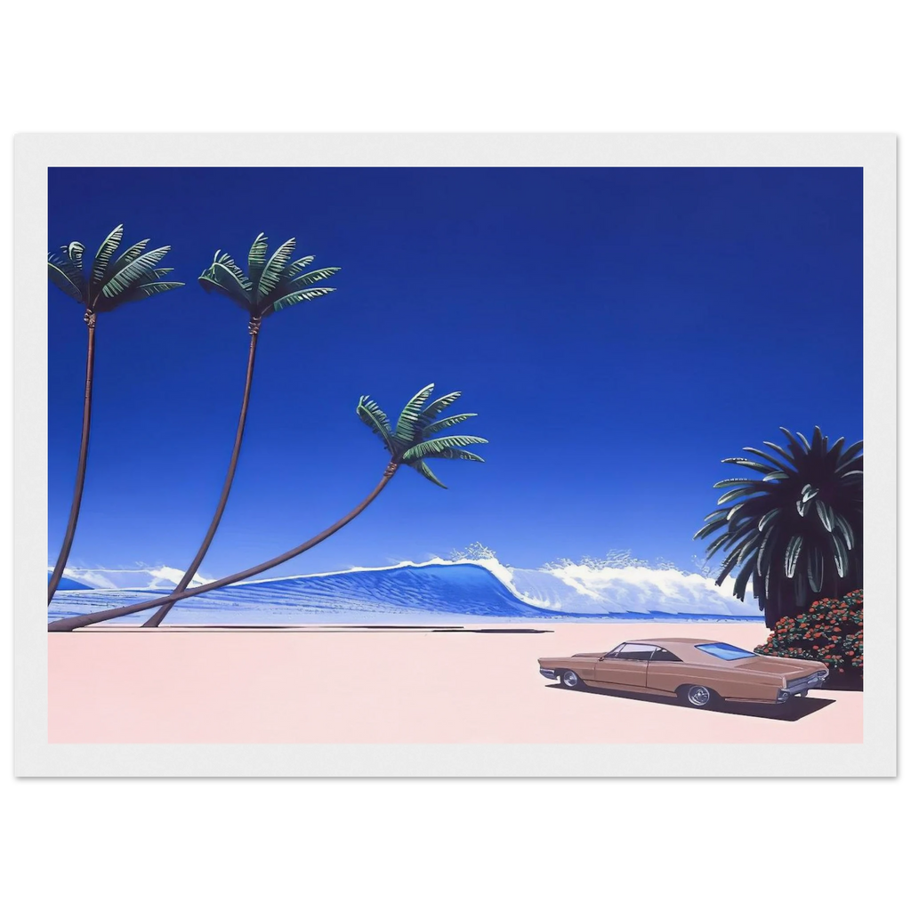 Impender Beach Framed Poster | Hiroshi Nagai Framed Prints Wall Art | Hiroshi Nagai Prints