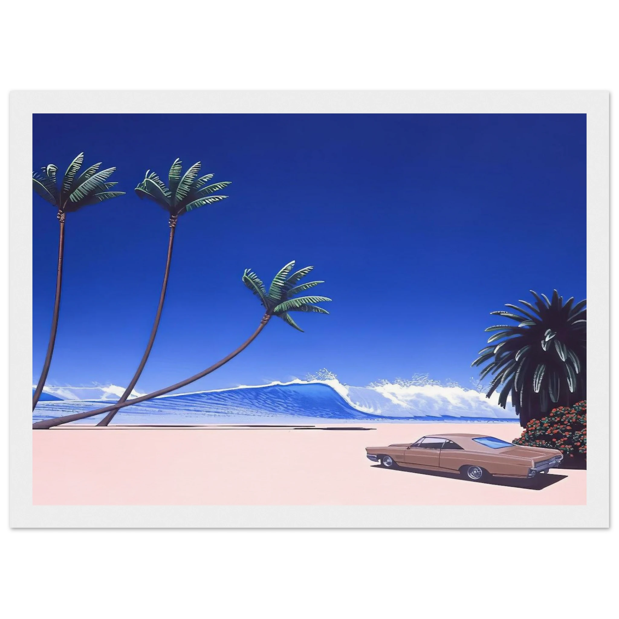 Impender Beach Framed Poster | Hiroshi Nagai Framed Prints Wall Art | Hiroshi Nagai Prints